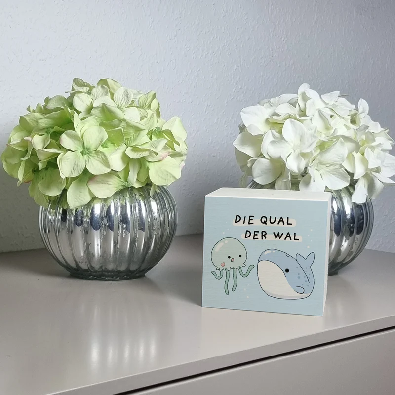 Jelly & Friends Spardose mit Spruch Die Qual der Wal