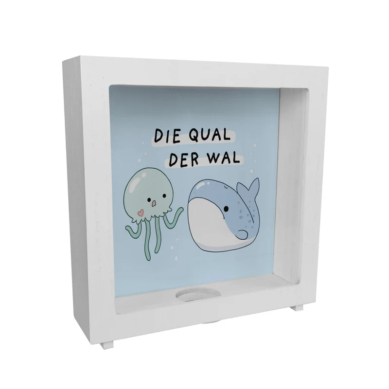 Jelly & Friends Spardose mit Spruch Die Qual der Wal