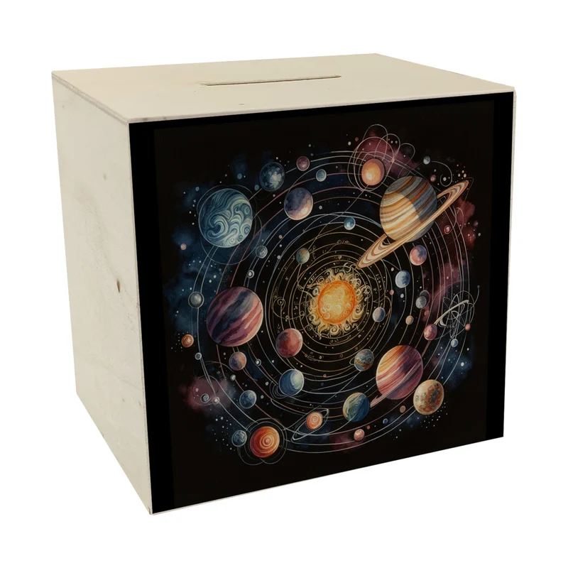 Sonnensystem Spardose