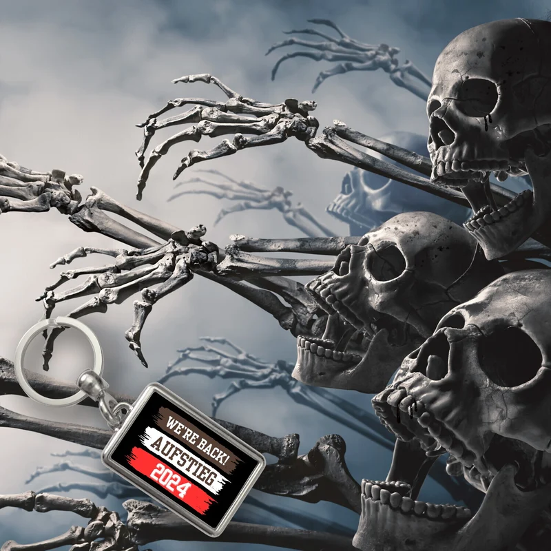 St. Pauli Aufstieg 2024 Schlüsselanhänger mit Spruch We're back
