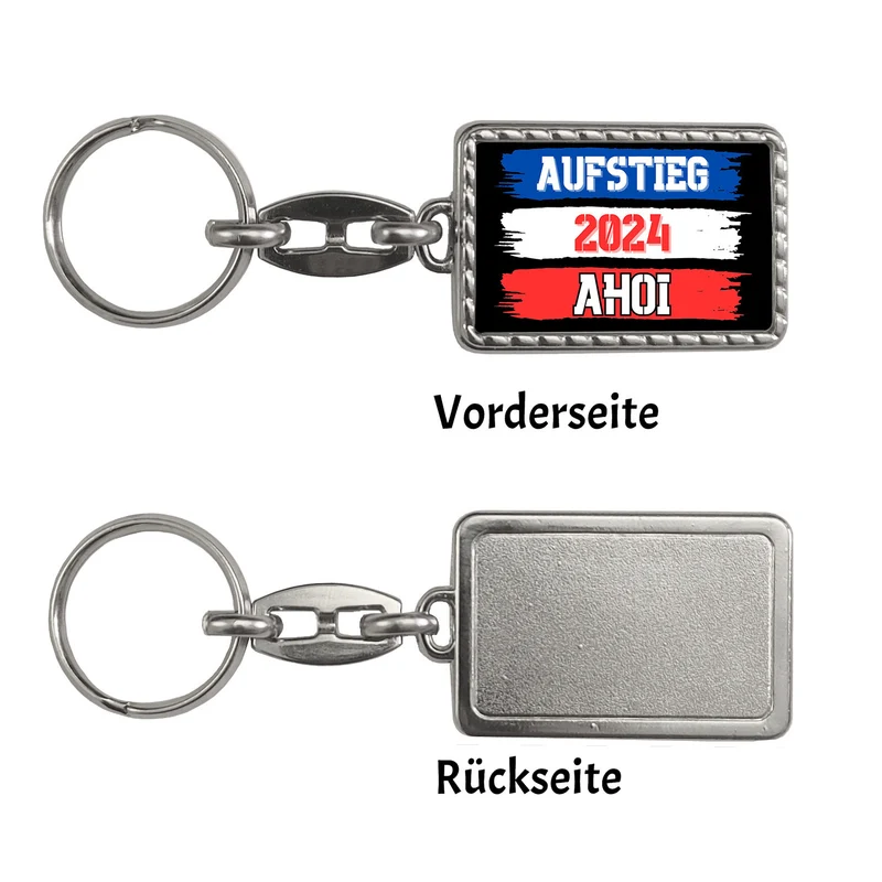 Kiel Aufstieg 2024 Schlüsselanhänger mit Spruch Ahoi