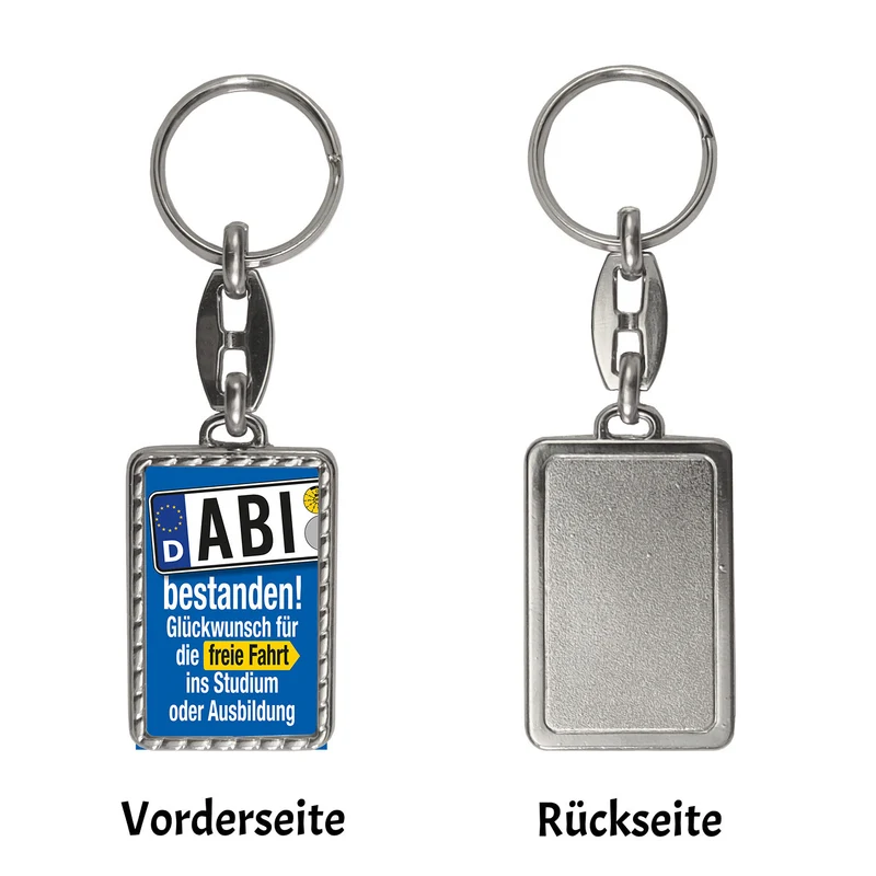 Abi bestanden Schlüsselanhänger mit Spruch Viel Erfolg im Studium oder Ausbildung