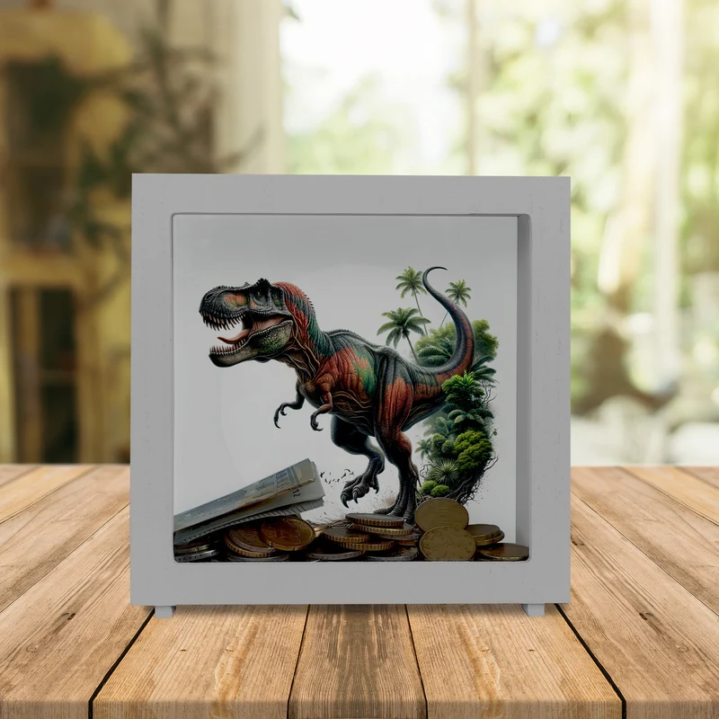 T-Rex Dinosaurier Spardose