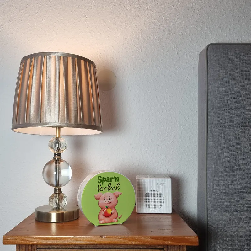 Schwein Spardose mit Spruch Sparnferkel