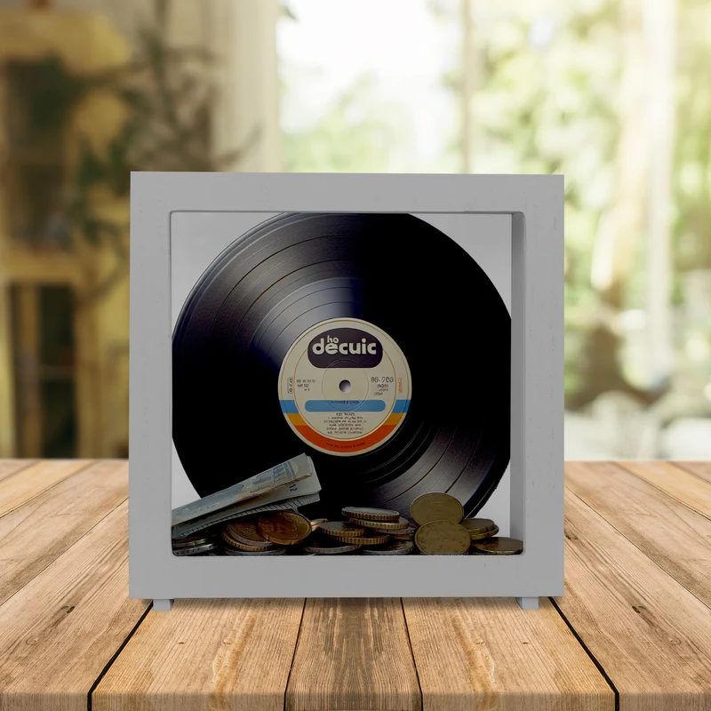 Schallplatte Retro Spardose
