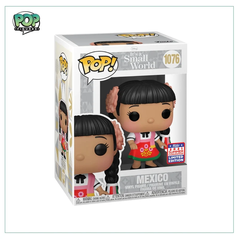 Mexico #1076 Funko Pop! - Disney: It’s A Small World - Virtual Funkon 2021 Shared Exclusive