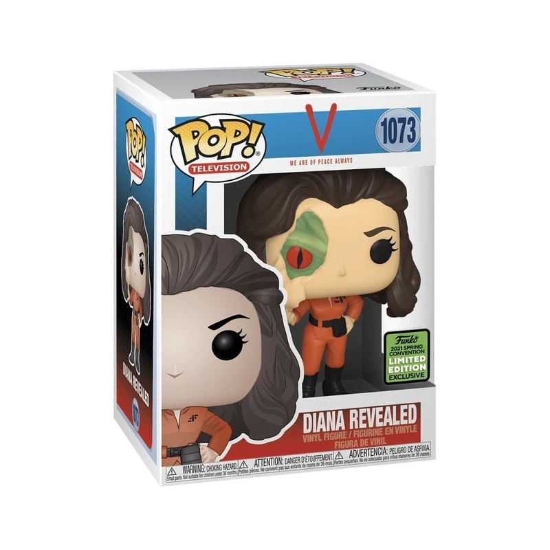 Diana Revealed #1073 Funko Pop! V - We Are Of Peace Always, ECCC 2021 Shared Exclusive
