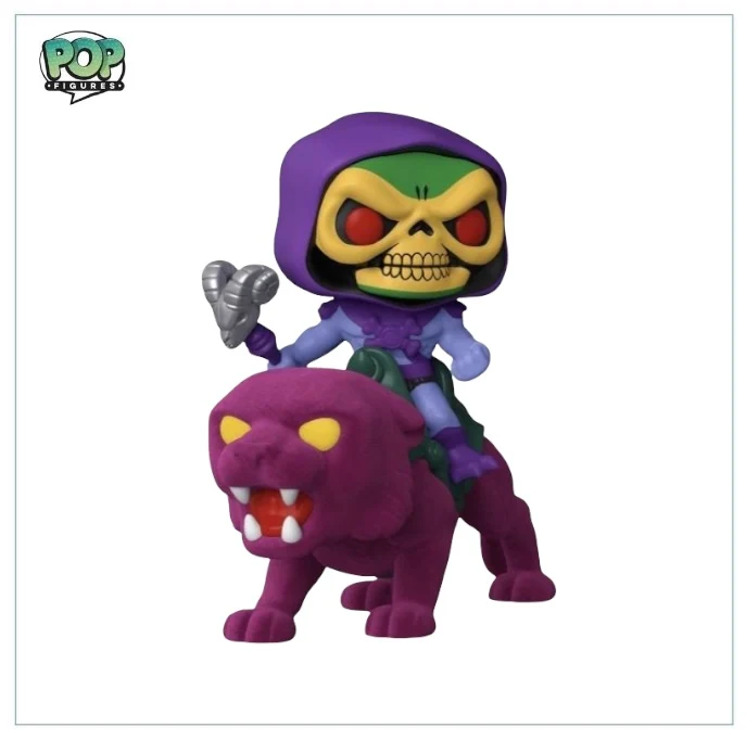 Skeletor On Panthor (Flocked) #98 Deluxe Funko Pop! - Masters Of The Universe - Funko Limited Edition