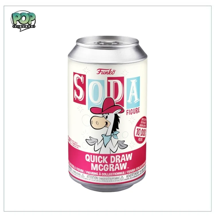Quick Draw McGraw Funko Soda Vinyl Figure! - Quick Draw McGraw - LE10000 Pcs - Chance of Chase