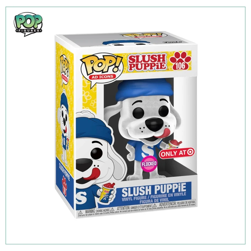 Slush Puppie (Flocked) #106 Funko Pop! AD Icons, Target Exclusive
