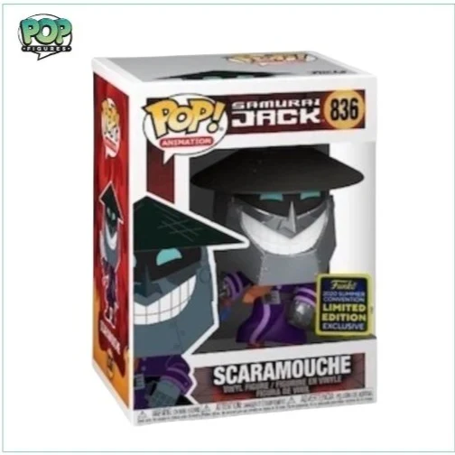 Scaramouche #836 Funko Pop! Samurai Jack - 2020 SDCC Shared Exclusive