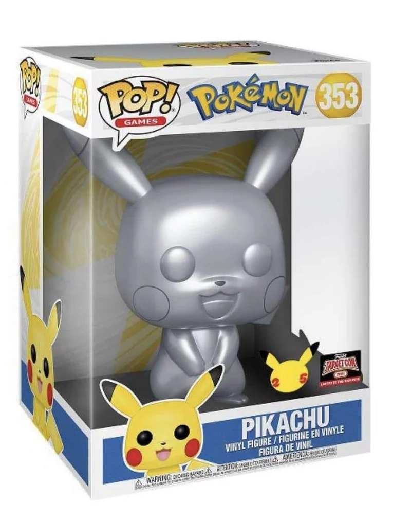 Pikachu #353 10” Funko Pop! - Pokémon -Targetcon Exclusive