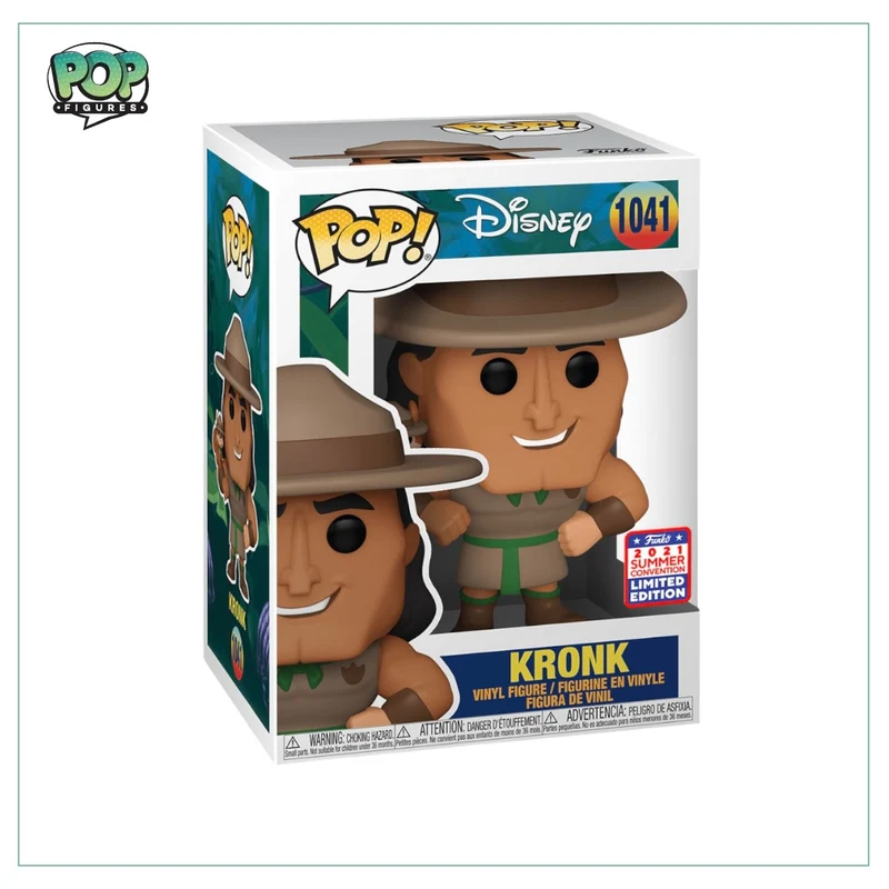 Kronk #1041 Funko Pop! Disney - 2021 Virtual Funkon (Shared Sticker)