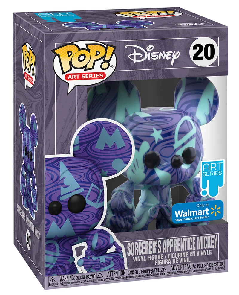 Sorcerer's Apprentice Mickey #20 Funko Pop! Disney Art Series, Walmart Exclusive