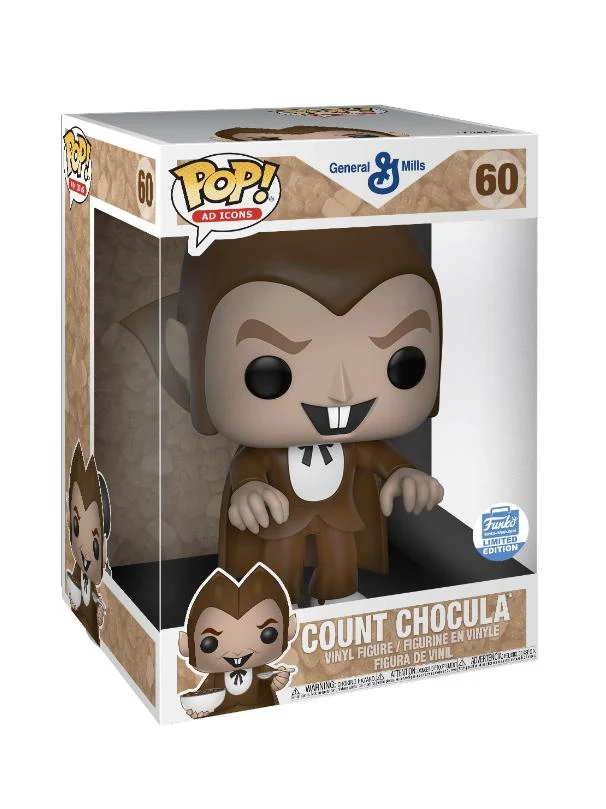 Count Chocula #60 10” Deluxe Funko Pop! Ad Icons General Mills, Funko Limited Edition