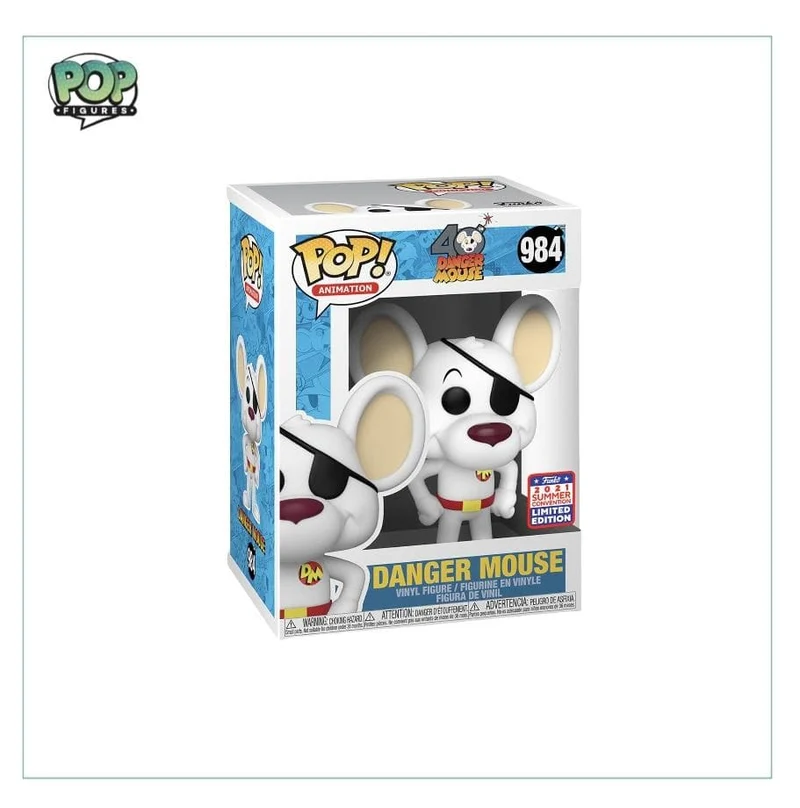 Danger Mouse #984 Funko Pop! Danger Mouse - Virtual Funkon 2021 Shared Exclusive