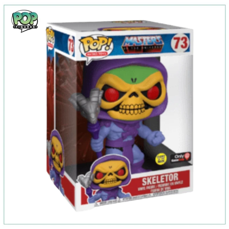 Skeletor (Glow In The Dark) #73 Deluxe Funko 10” Pop! Masters Of The Universe, GameStop