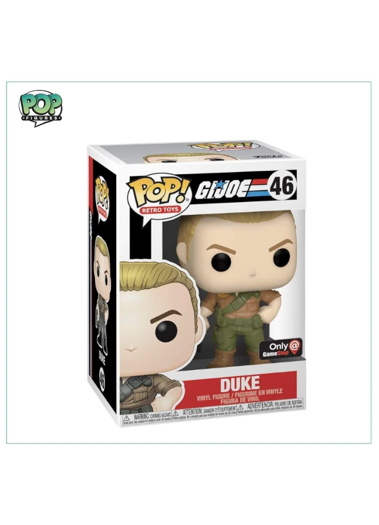 Duke #46 Funko Pop! G.I.Joe, Game Stop Exclusive