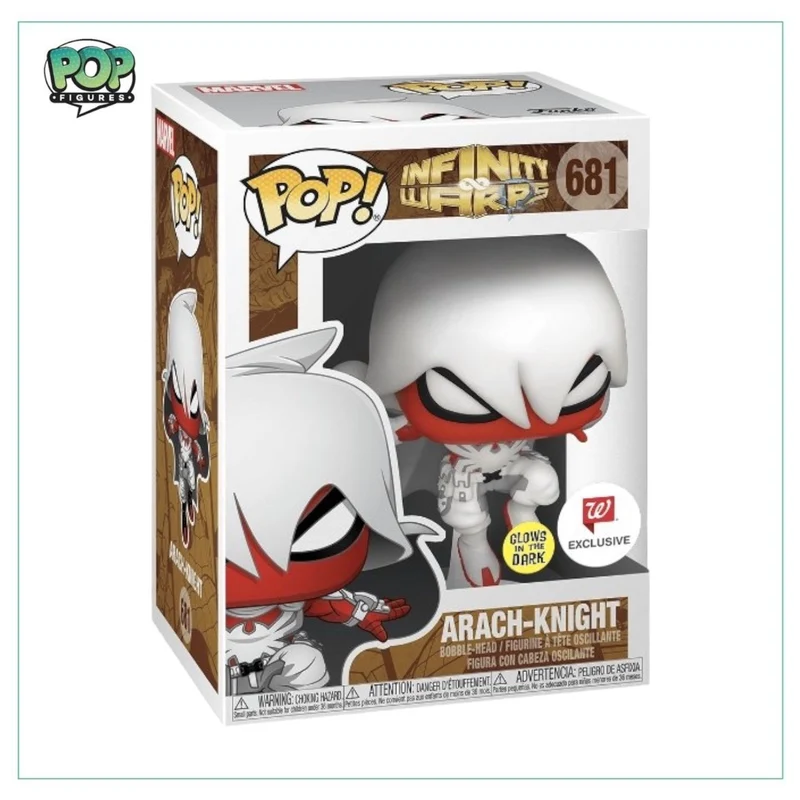 Arach-Knight (Glow in the Dark) #681 Funko Pop! Infinity Warps - Walgreens Exclusive