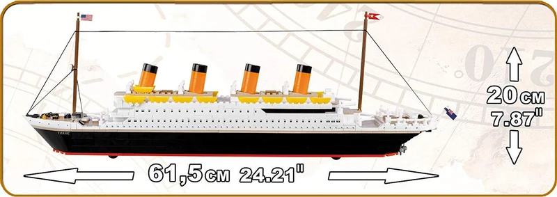 Cobi R.M.S. Titanic HISTORICAL COLLECTION 600 PCS 1914A