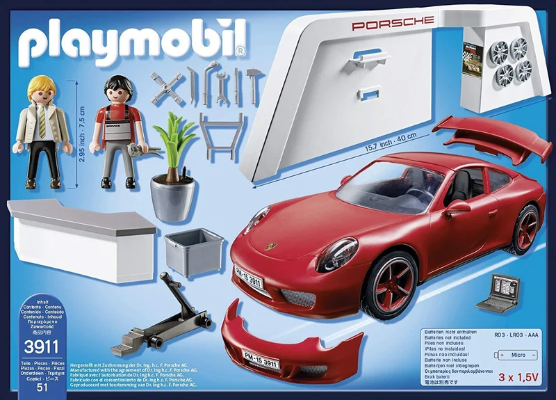 Playmobil 3911 Porsche 911 Carrera S with Lights
