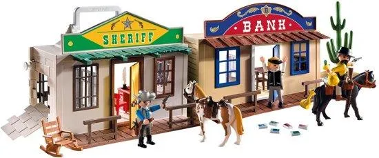 PLAYMOBIL 4398 Take Along Western City