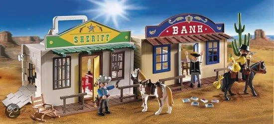 PLAYMOBIL 4398 Take Along Western City