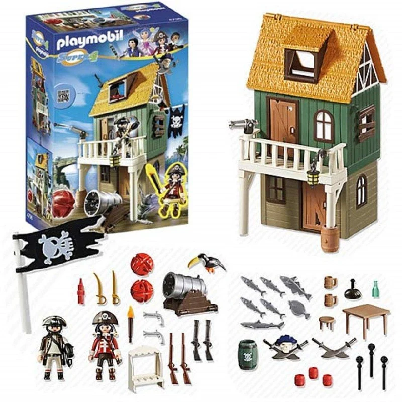 Playmobil 4796 Pirate Fort Super 4 Hidden Island 94 Piece