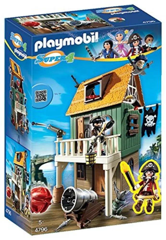 Playmobil 4796 Pirate Fort Super 4 Hidden Island 94 Piece
