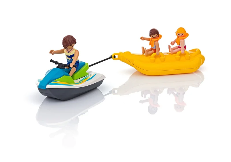 Playmobil 6980 Family Fun Floating Personal Watercraft with Banana Boat
