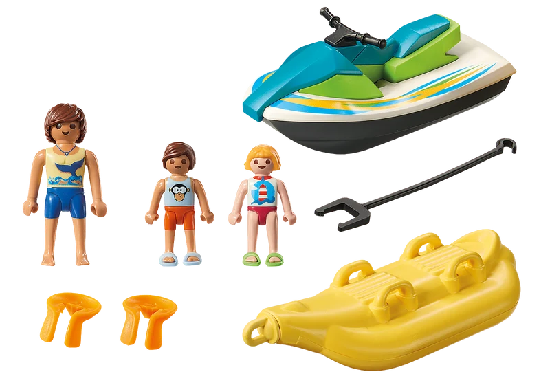 Playmobil 6980 Family Fun Floating Personal Watercraft with Banana Boat