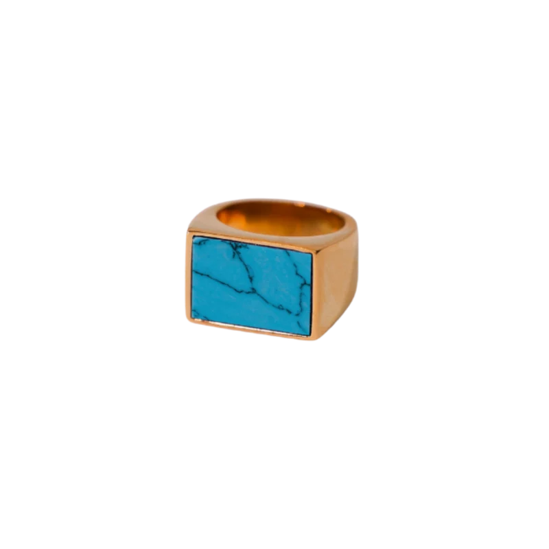 Turquoise Stone Signet
