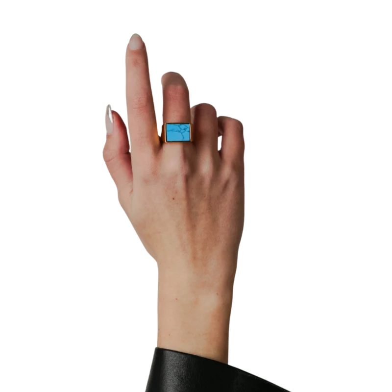 Turquoise Stone Signet