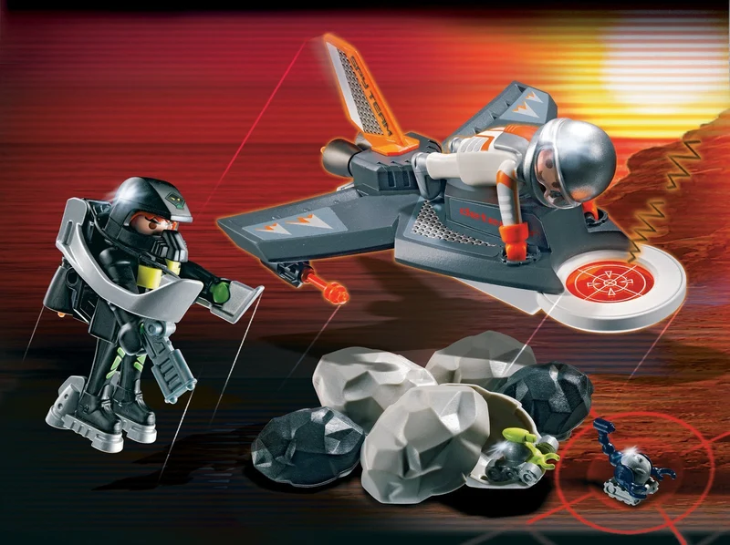 Playmobil 4877 Top Agents Secret Agent Detection Jet