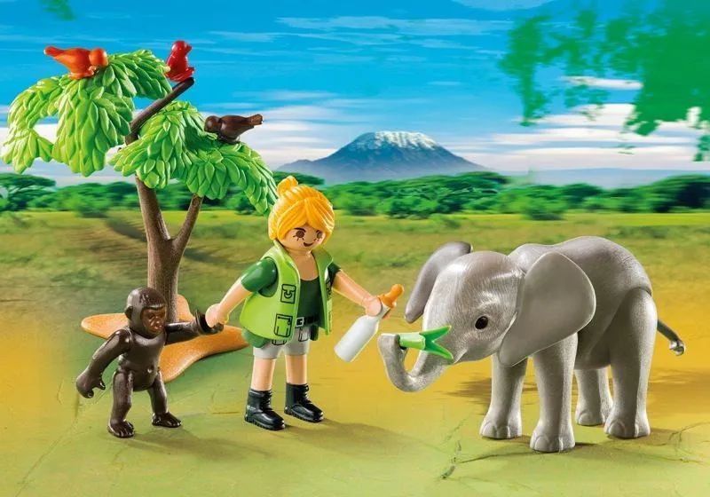 PLAYMOBIL Wild Life 5628 African Safari Carrying Case Playset