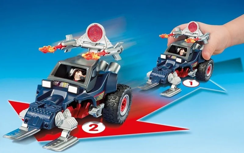 Playmobil 9058 Ice Pirate With Snowmobile