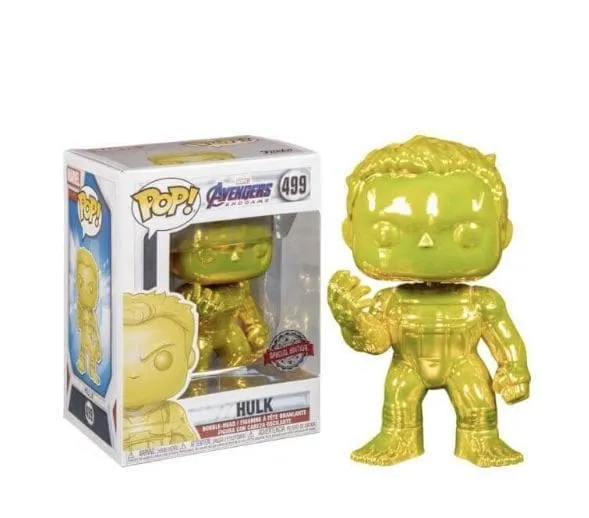 Hulk (Yellow Chrome) #499 Funko Pop! - Marvel - Special Edition