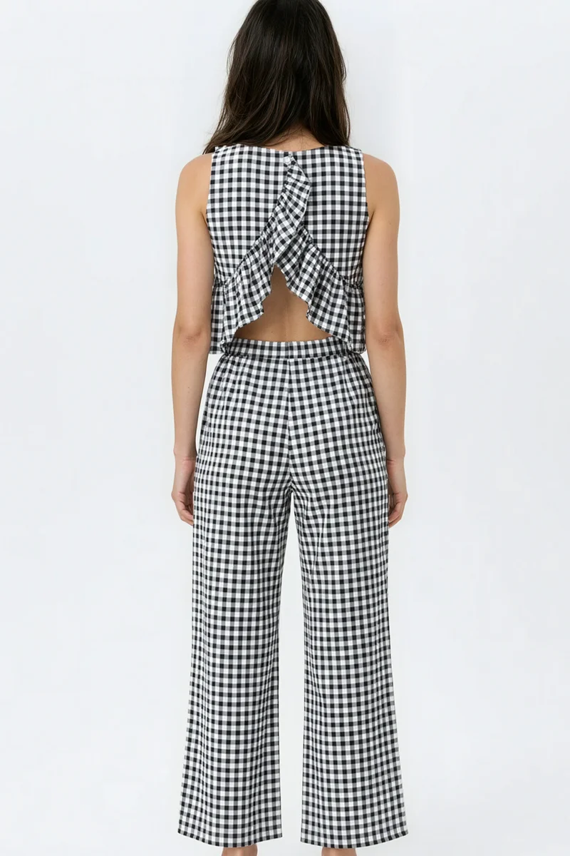 Gingham Pants & Top Set