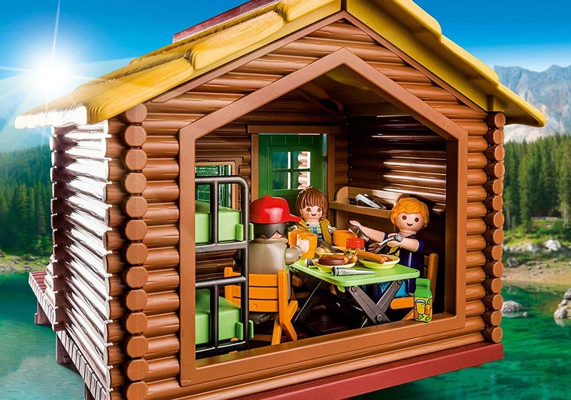 Playmobil 9320 Wild Life Cabin On The Lake