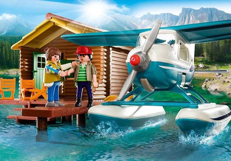 Playmobil 9320 Wild Life Cabin On The Lake