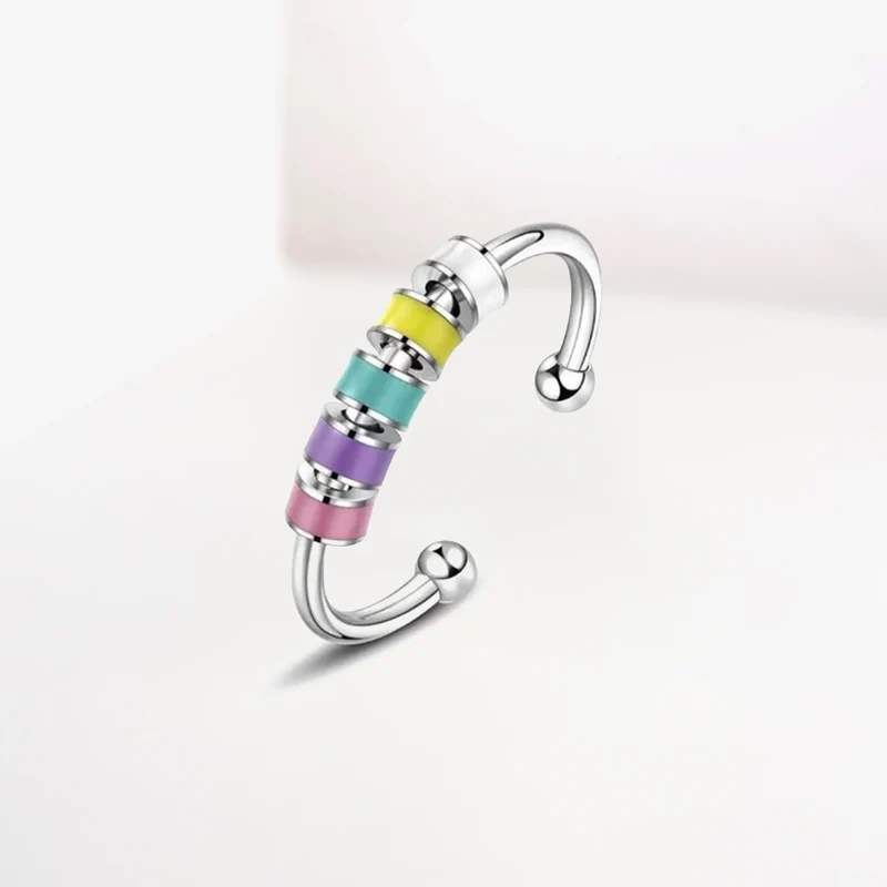 Anxiety Ring: Bunte Steine