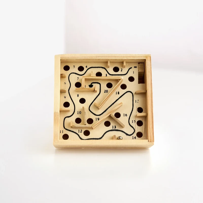 Labyrinth Geschicklichkeitsspiel Holz