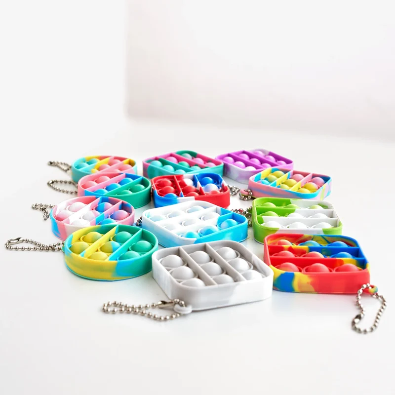 Poppy Fidget Keychain