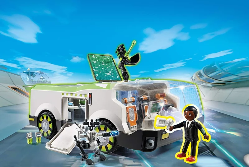 Playmobil 6692 Super 4 Techno Chameleon with Gene