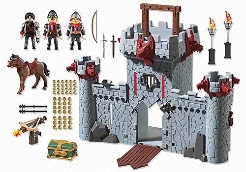Playmobil 6697 Super 4 Take Along Black Baron's Castle