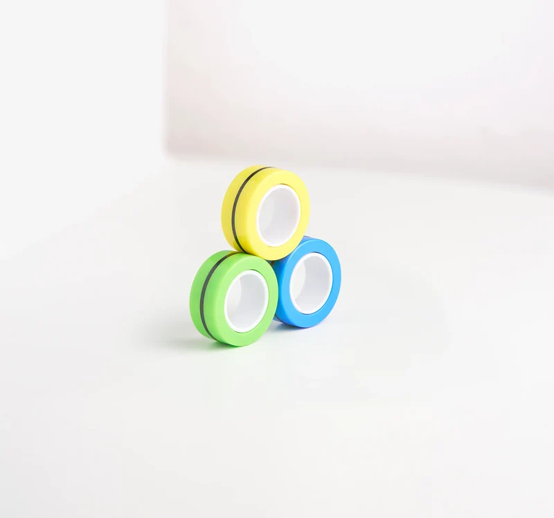 Magnetische Ringe bunt