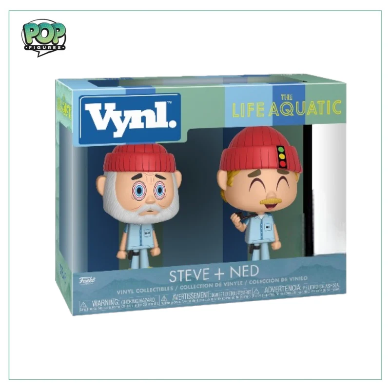 Steve & Ned #2 Pack Funko Vynl. - The Life Aquatic - 2018 ECCC LE2500pcs