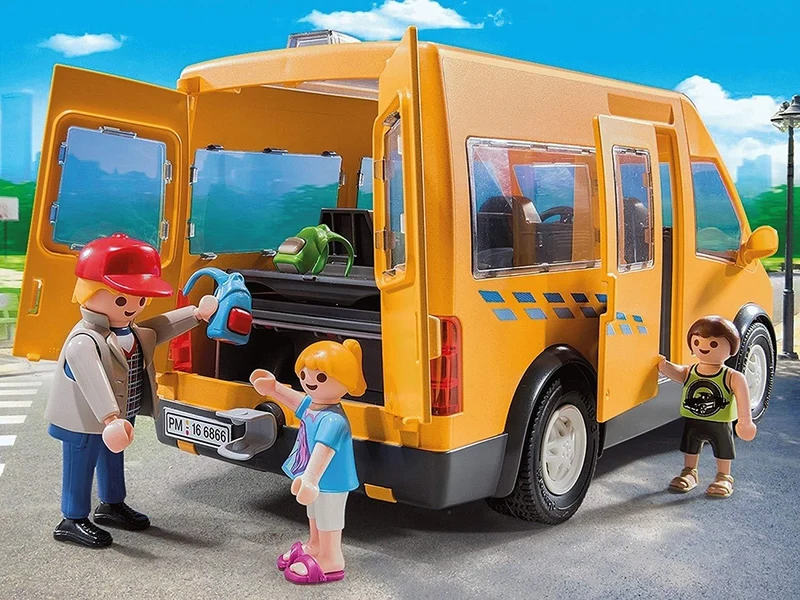 Playmobil 6866 City Life School Bus with Removable Roof