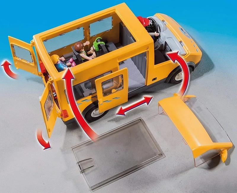 Playmobil 6866 City Life School Bus with Removable Roof