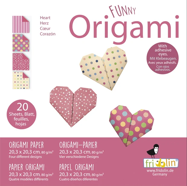 Funny Origami / 20 Blatt (20,3 x 20,3cm)